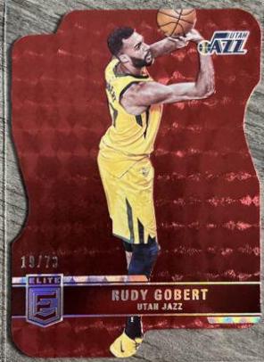Rudy Gobert #53 Basketball Cards 2021 Panini Donruss Elite