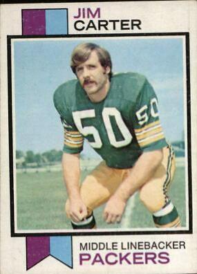 Jim Carter #55 Football Cards 1973 Topps