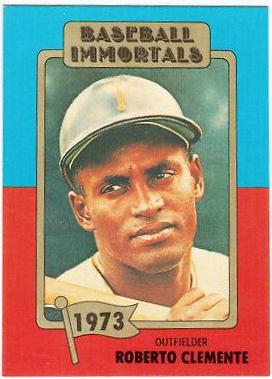 Roberto Clemente #135 Baseball Cards 1980 Baseball Immortals