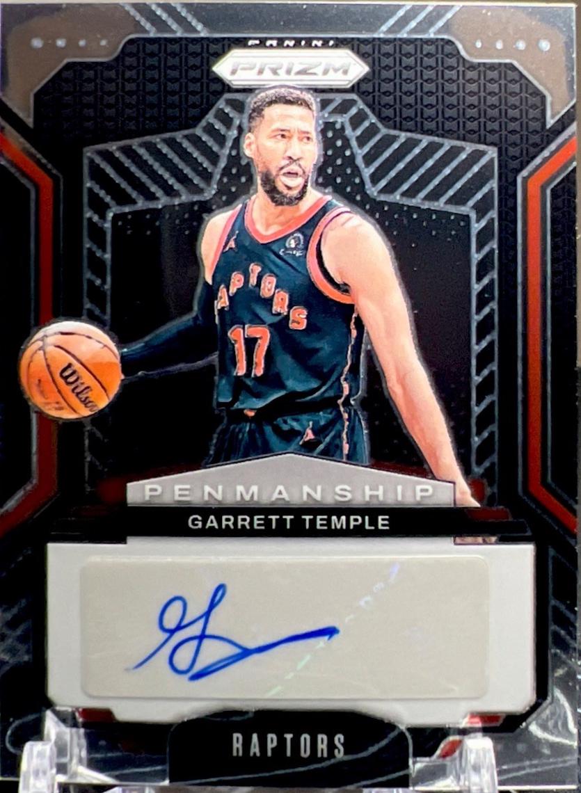 Garrett Temple #PNM-GTE Basketball Cards 2024 Panini Prizm Penmanship