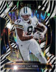 Josh Jacobs [Zebra Prizm] #67 Prices | 2025 Panini Select