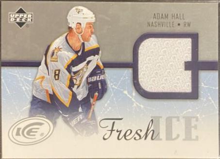 Adam Hall #FI-AH Hockey Cards 2005 Upper Deck Ice Fresh