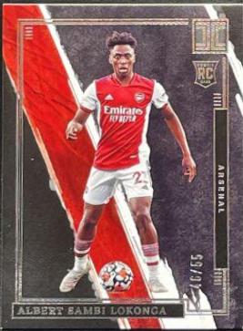 Albert Sambi Lokonga #2 Soccer Cards 2021 Panini Impeccable