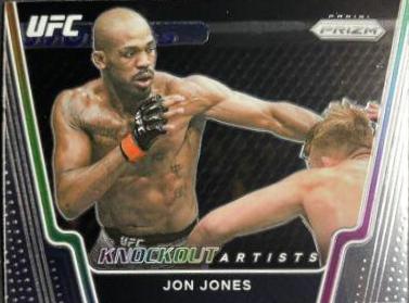 Jon Jones #18 Ufc Cards 2021 Panini Prizm UFC Knockout Artists