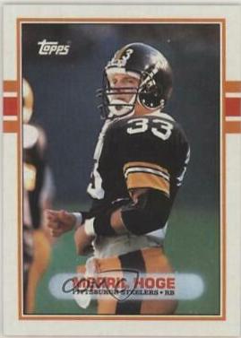 Merril Hoge #321 Football Cards 1989 Topps