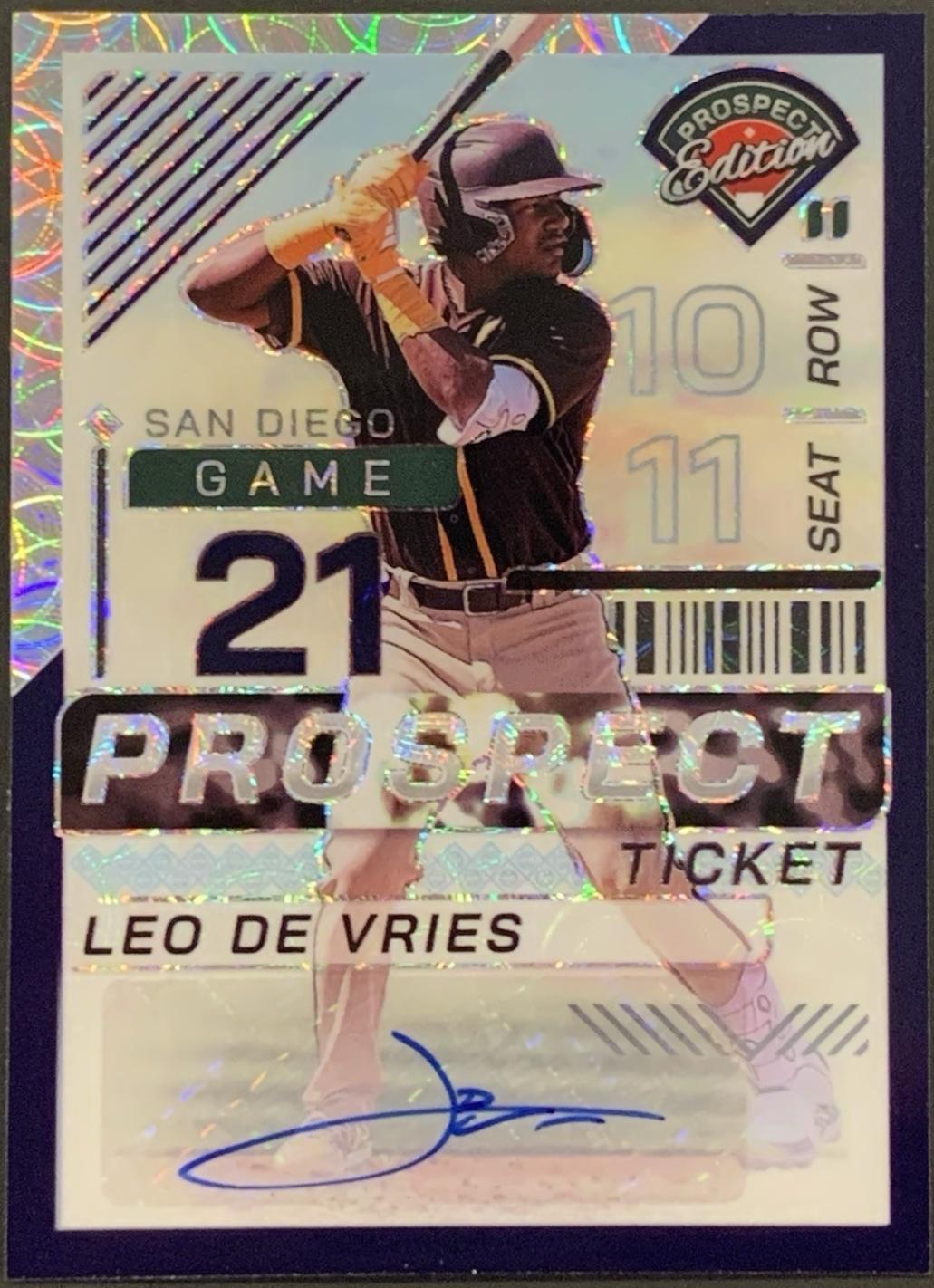 Leo De Vries [Purple Scope Holo Ticket Signature] #25