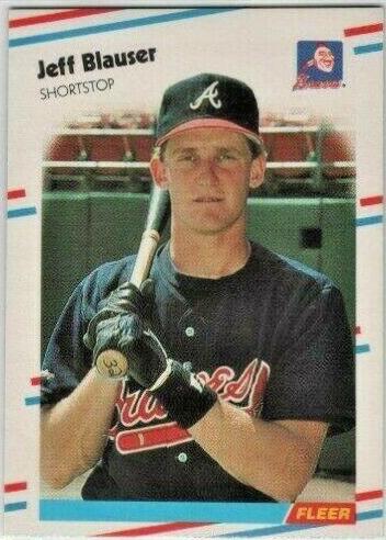 Jeff Blauser #533 Baseball Cards 1988 Fleer