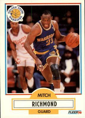 Mitch Richmond #67 Basketball Cards 1990 Fleer