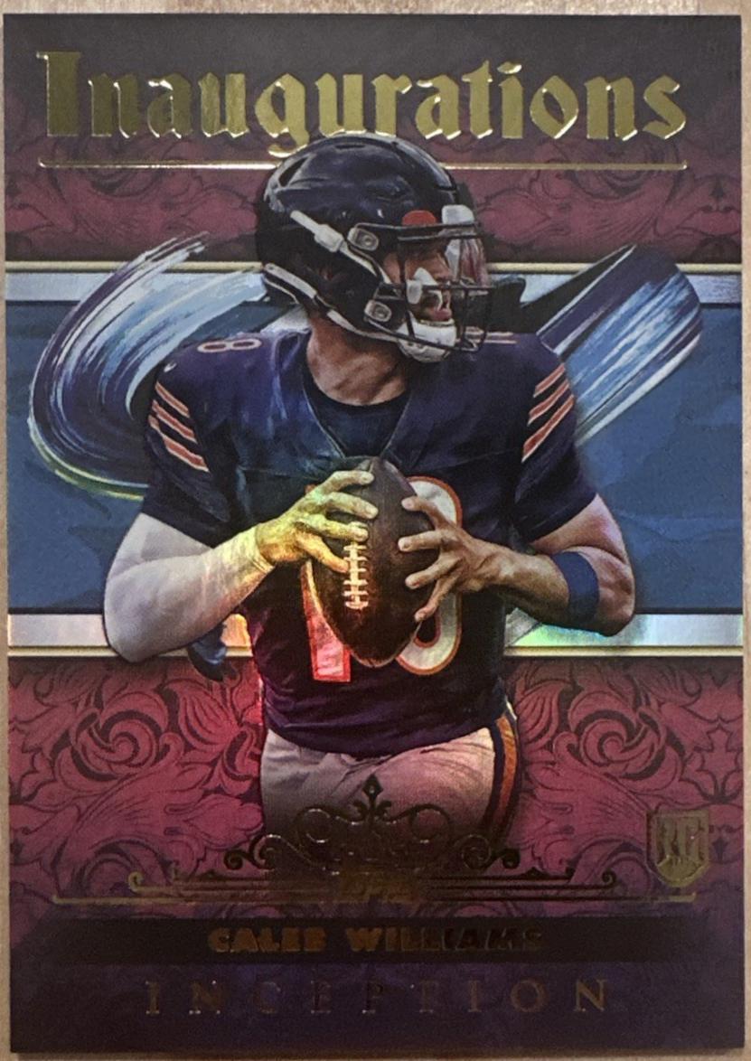 Caleb Williams #I-1 Football Cards 2024 Topps Inception Inaugurations
