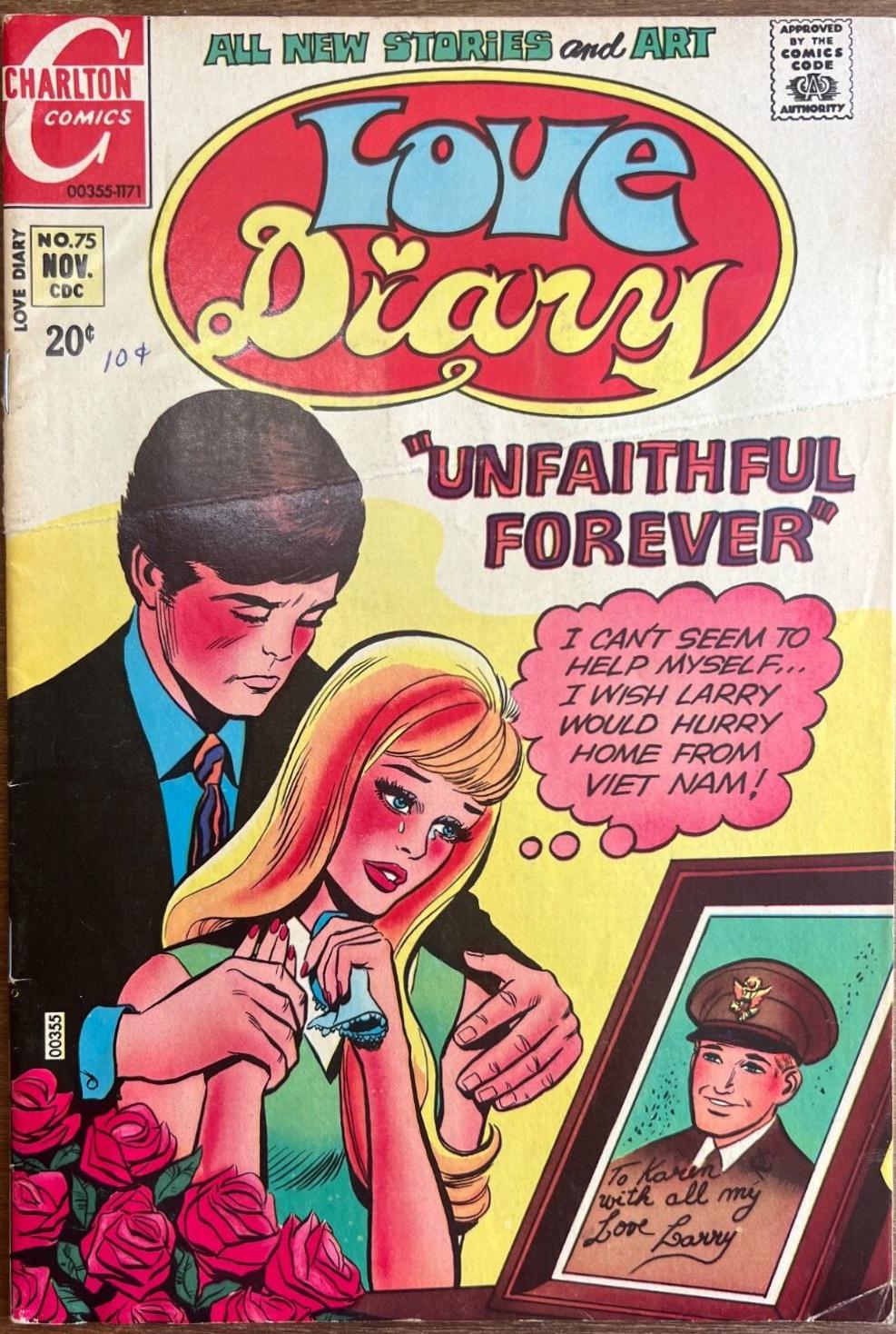 Love Diary #75 (1971) Comic Books Love Diary