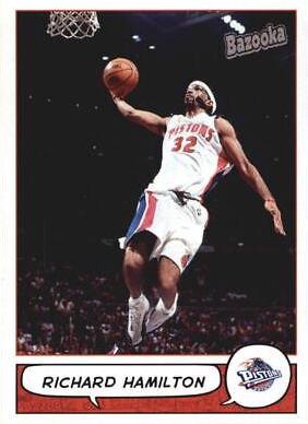 Richard Hamilton #40 Basketball Cards 2005 Topps Bazooka