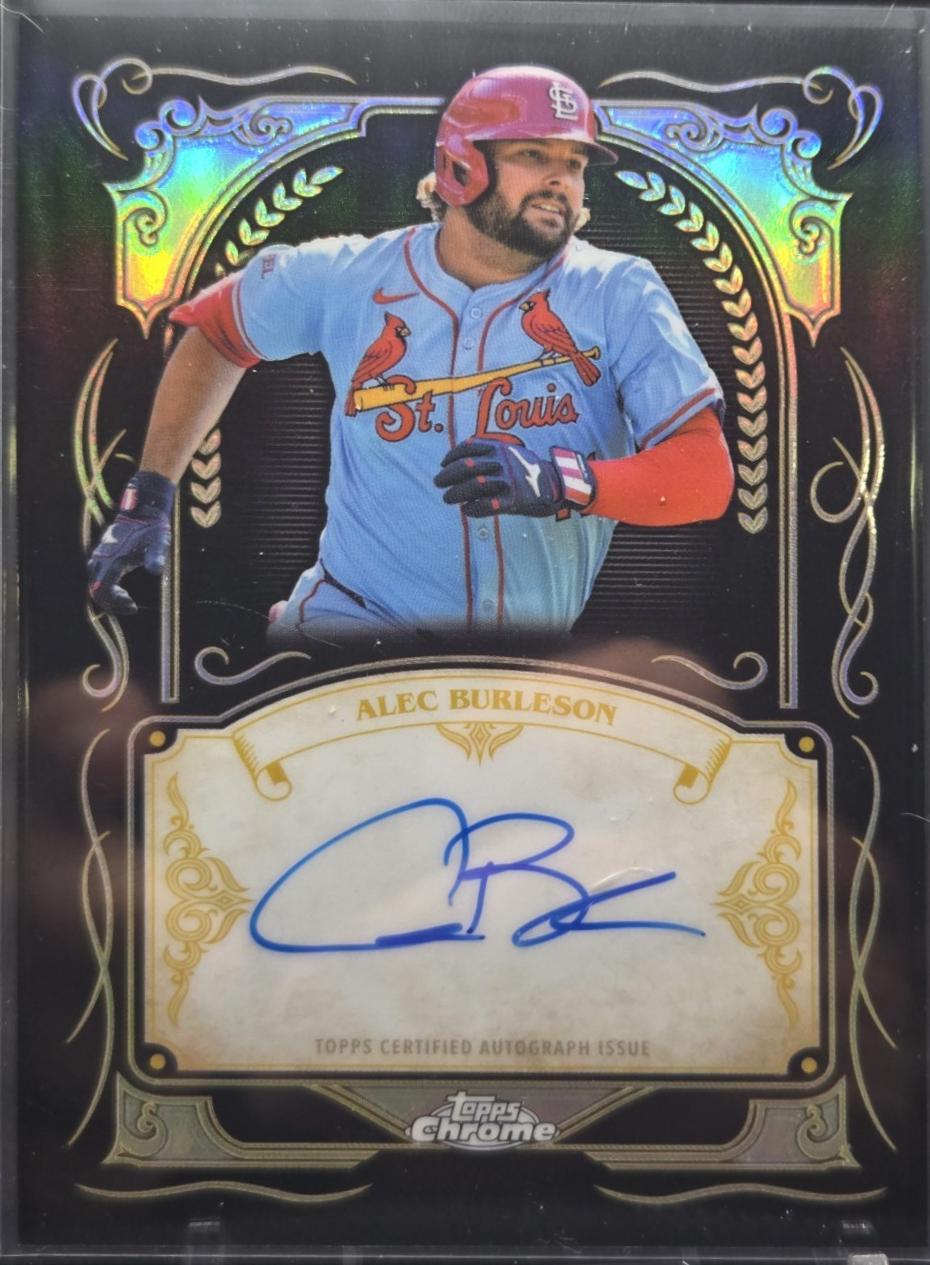 Alec Burleson #IS-AL Prices | 2026 Topps Chrome Ink Strokes