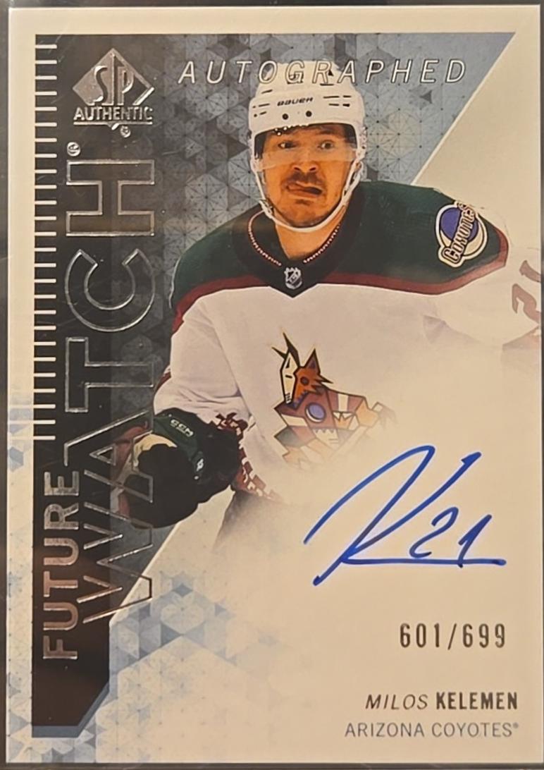 Milos Kelemen #RFWA-KM 2023 Sp Authentic Retro Future Watch Autograph Hockey