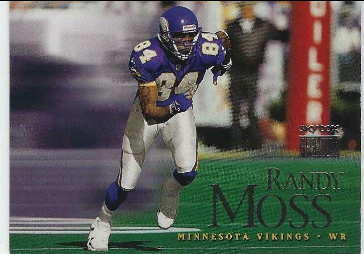 Randy Moss #1 Football Cards 1999 Skybox Premium