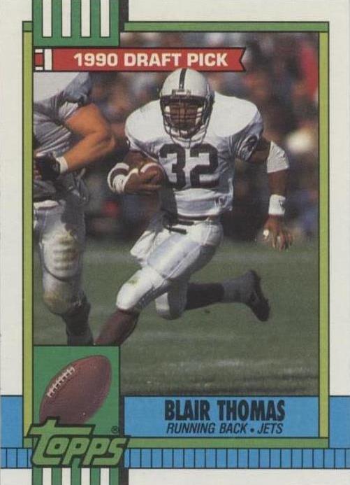 Blair Thomas #448 Football Cards 1990 Topps