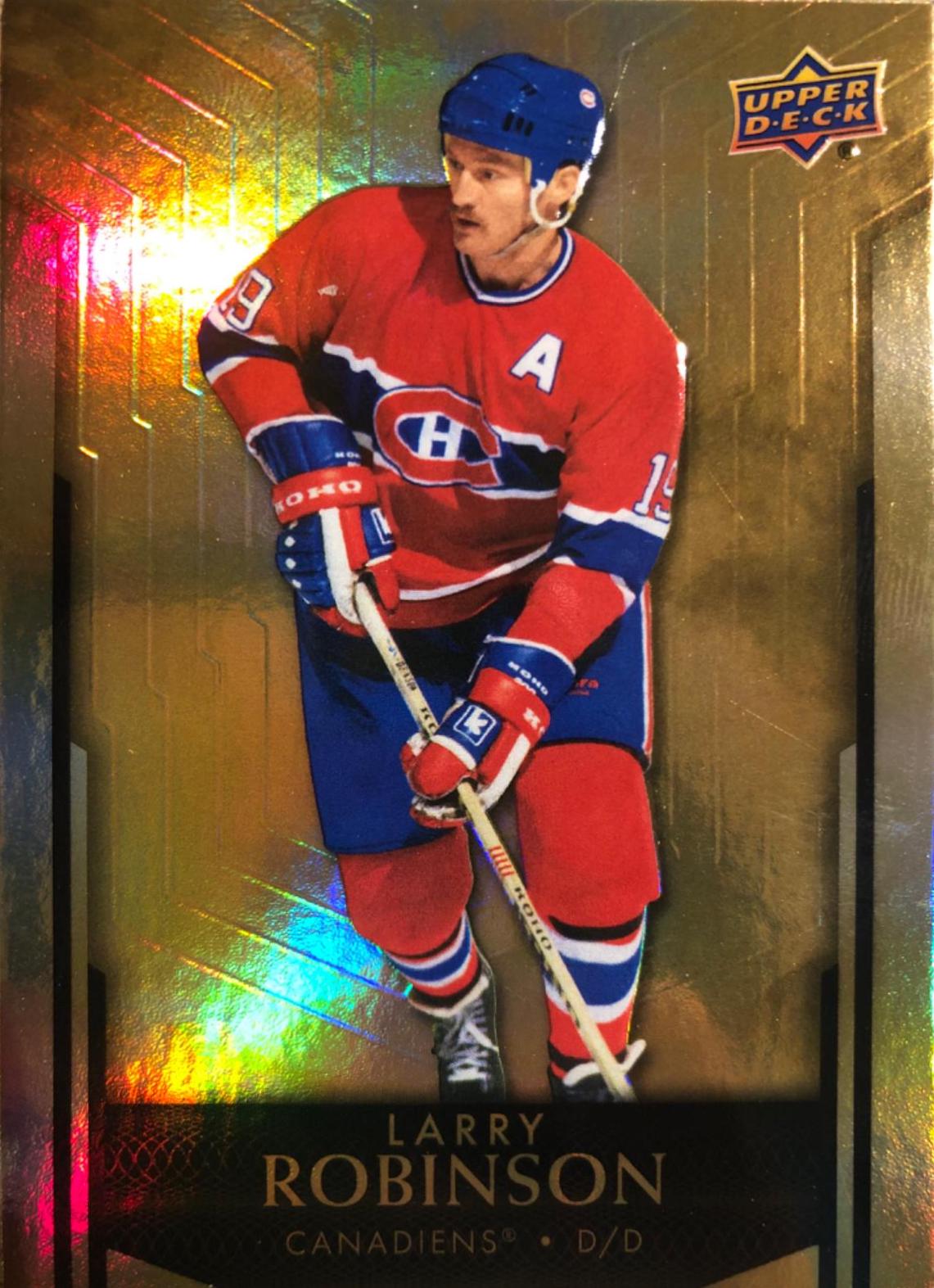 Larry Robinson #16 Hockey Cards 2023 Upper Deck Tim Hortons Legends