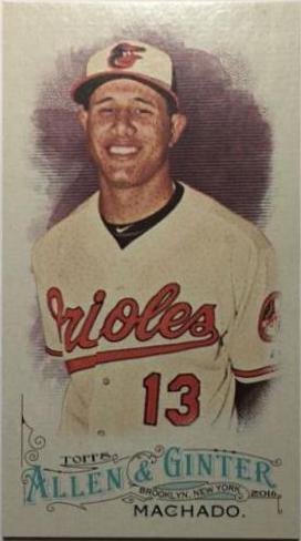 Manny Machado [Mini A & G Back] #277