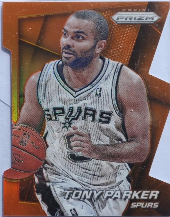 Tony Parker [Orange Die Cut Prizm] #64
