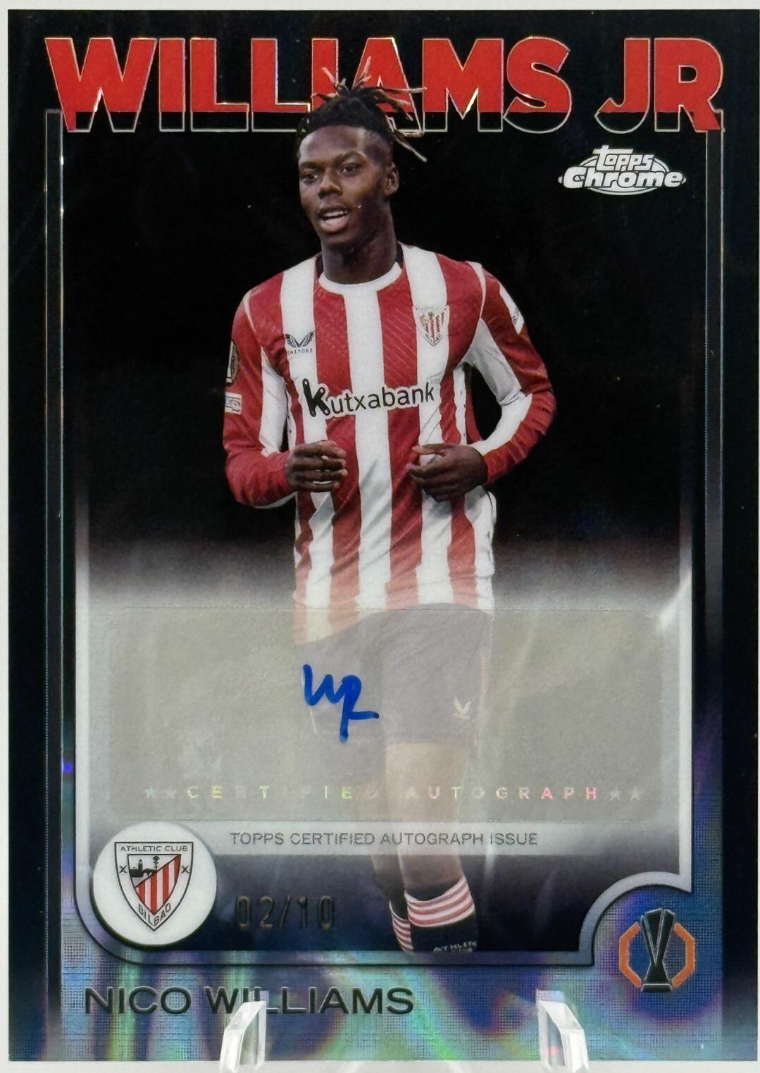 Nico Williams [Black Lava Refractor] #CA-NW
