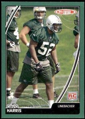 David Harris #519 Football Cards 2007 Topps Total