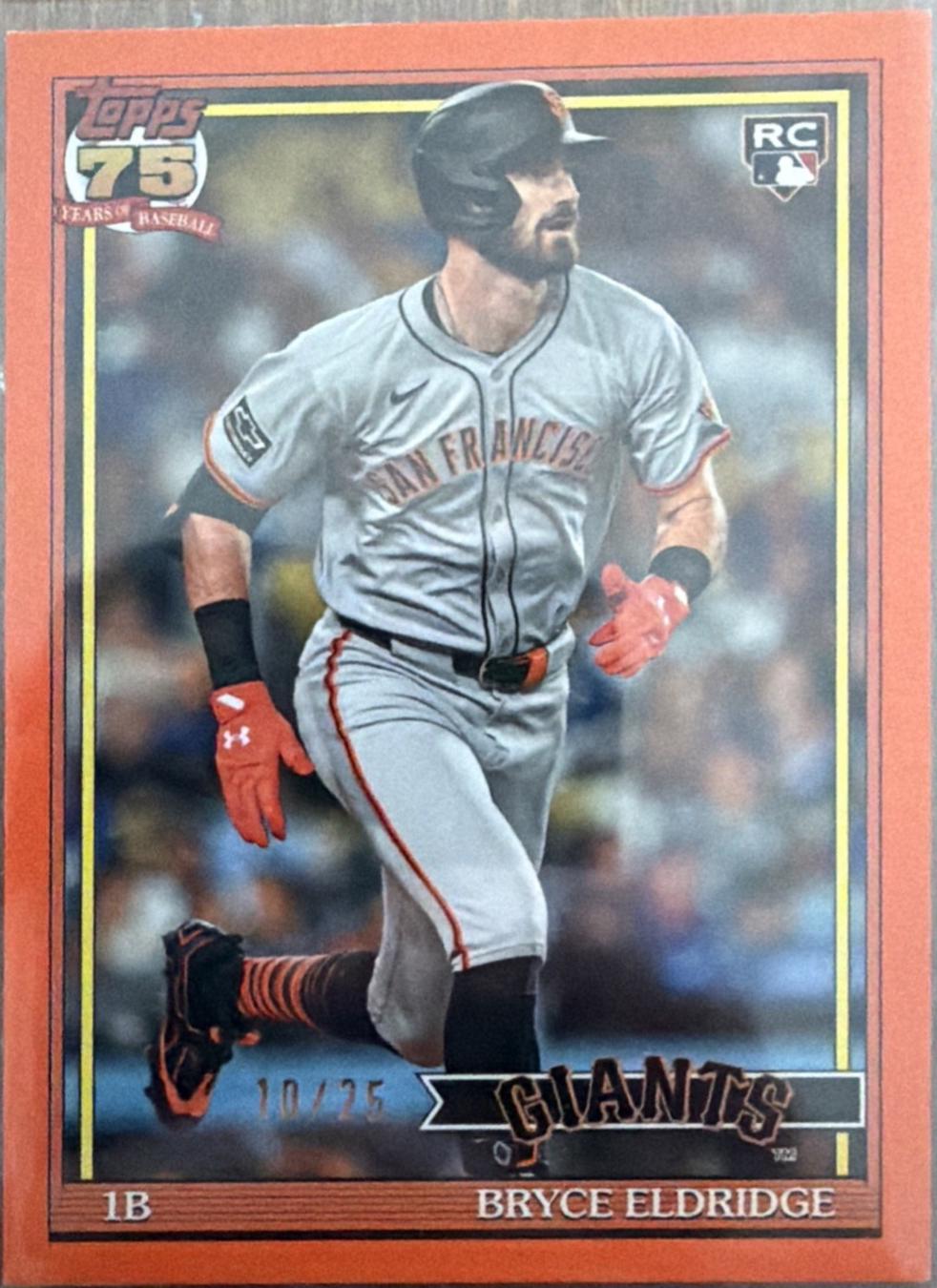 Bryce Eldridge [Orange] (2026 Topps Series 2 1991)