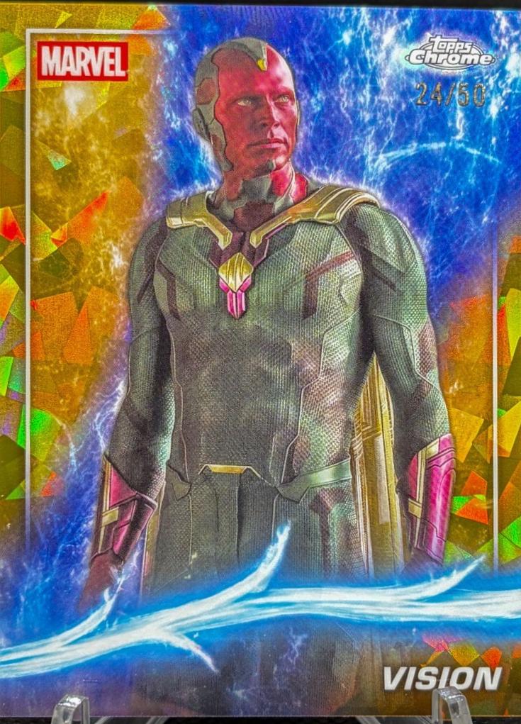 Vision [Gold Sapphire] #55 Prices | Marvel 2025 Topps Chrome Studios ...