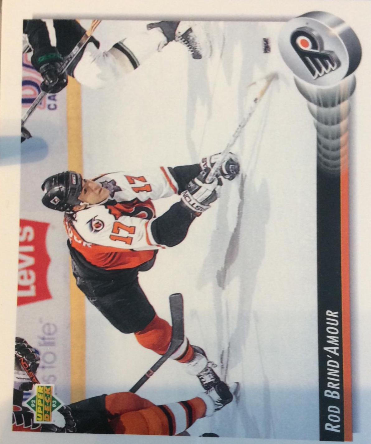Rod Brind' Amour #264 Hockey Cards 1992 Upper Deck