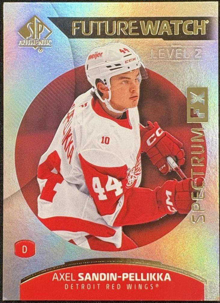 Axel Sandin-Pellikka #S-67 2025-26 SP Authentic Hockey Spectrum FX