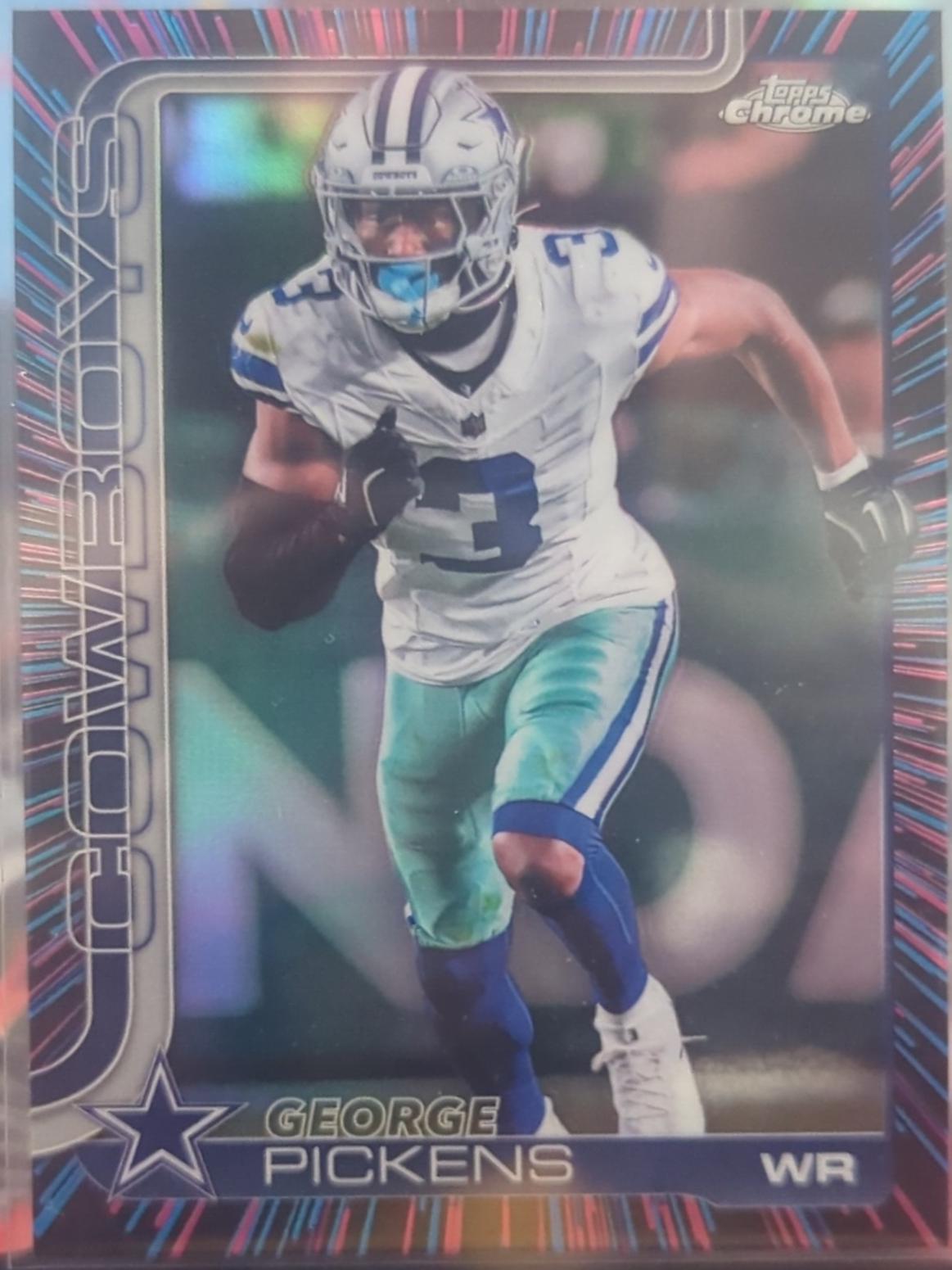 George Pickens [Neon Pulse Refractor] #80 Prices | 2025 Topps