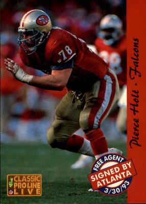 Pierce Holt #3 Football Cards 1993 Pro Line Live
