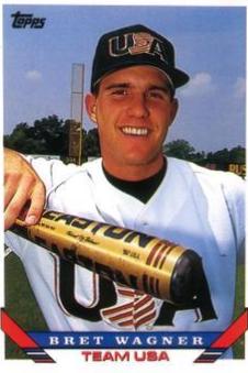 Bret Wagner #124T Baseball Cards 1993 Topps Traded