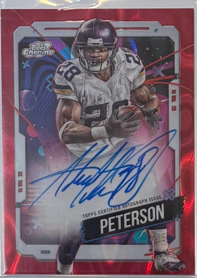 Adrian Peterson [Red Flare Refractor] #CCA-AP