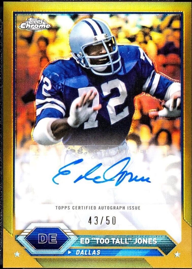 Ed Too Tall Jones [Gold Refractor] #TCA-ETT