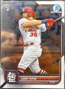 Juan Yepez #26 Baseball Cards 2022 Bowman Chrome