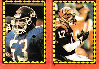 Harry Carson / Scott Fulhage VAR- Steve Largent Back #77 / 159