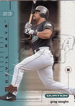 Greg Vaughn #6 Baseball Cards 2002 Upper Deck Ovation