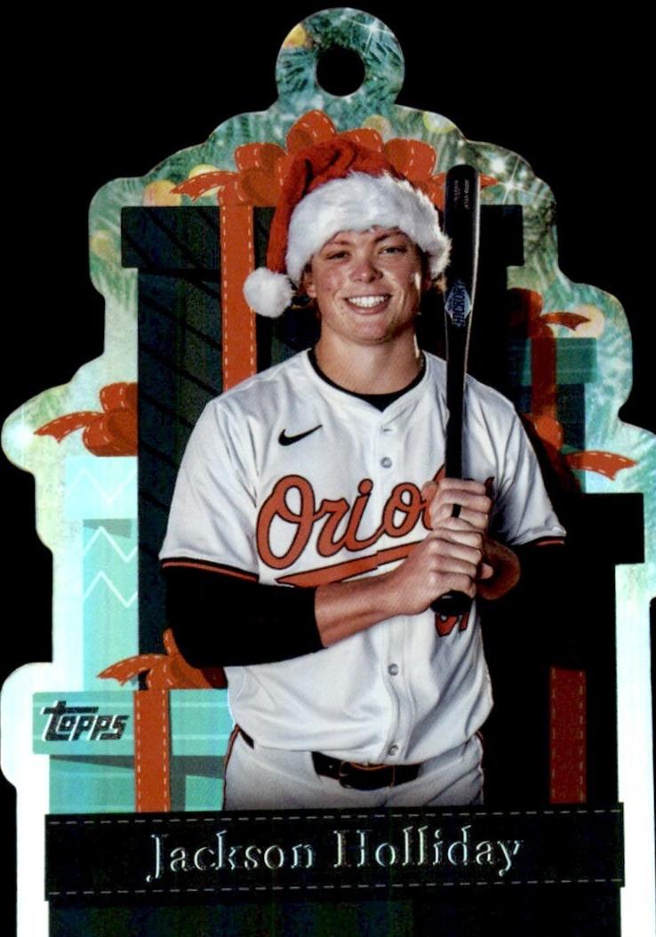 Jackson Holliday #PO-19 Prices | 2025 Topps Holiday Present Die