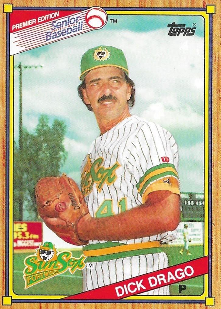Dick Drago #17 Baseball Cards 1989 Topps Senior League