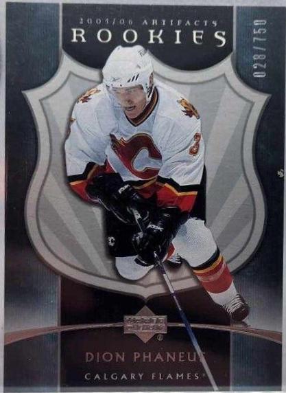 Dion Phaneuf #205 Hockey Cards 2005 Upper Deck Artifacts
