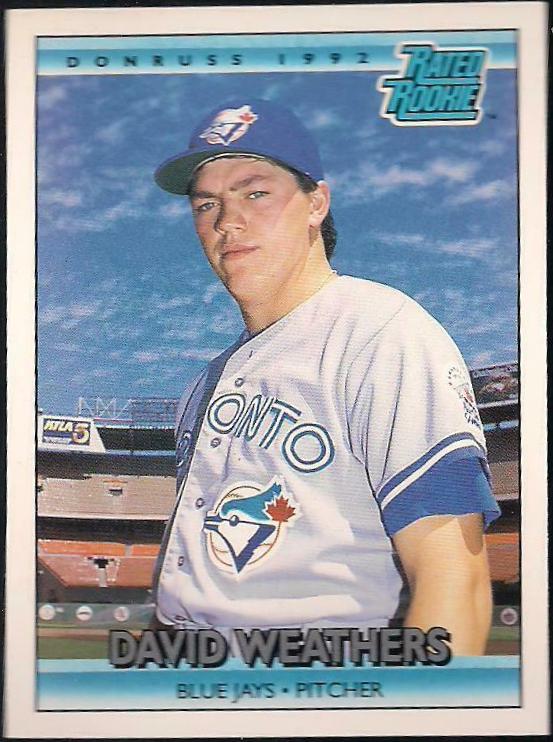 David Weathers #418 Baseball Cards 1992 Donruss