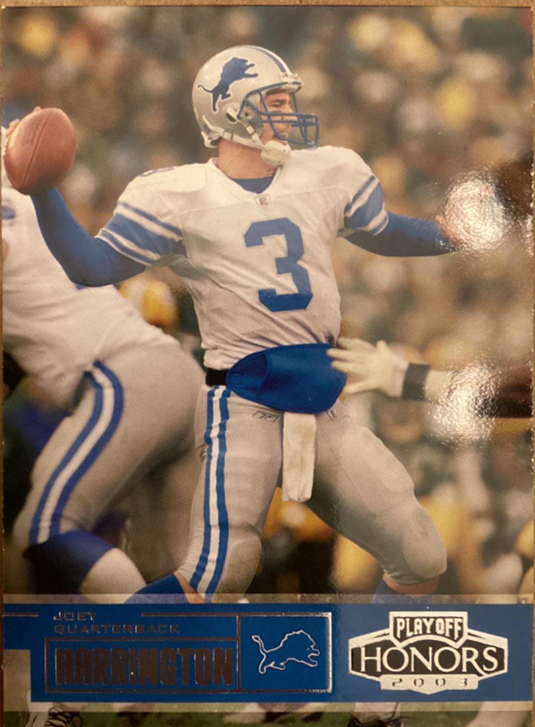 Joey Harrington #50 Football Cards 2003 Playoff Honors