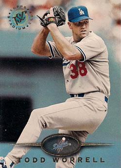 Todd Worrell #53 Baseball Cards 1995 Stadium Club