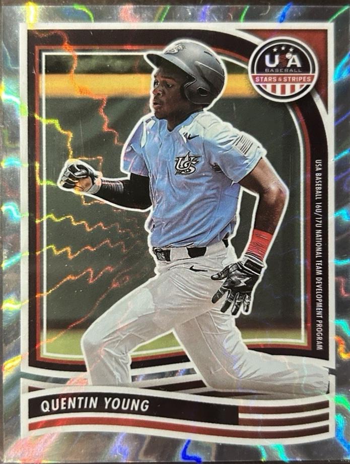 Quentin Young [Lightning] #114 Prices | 2024 Panini Stars & Stripes ...