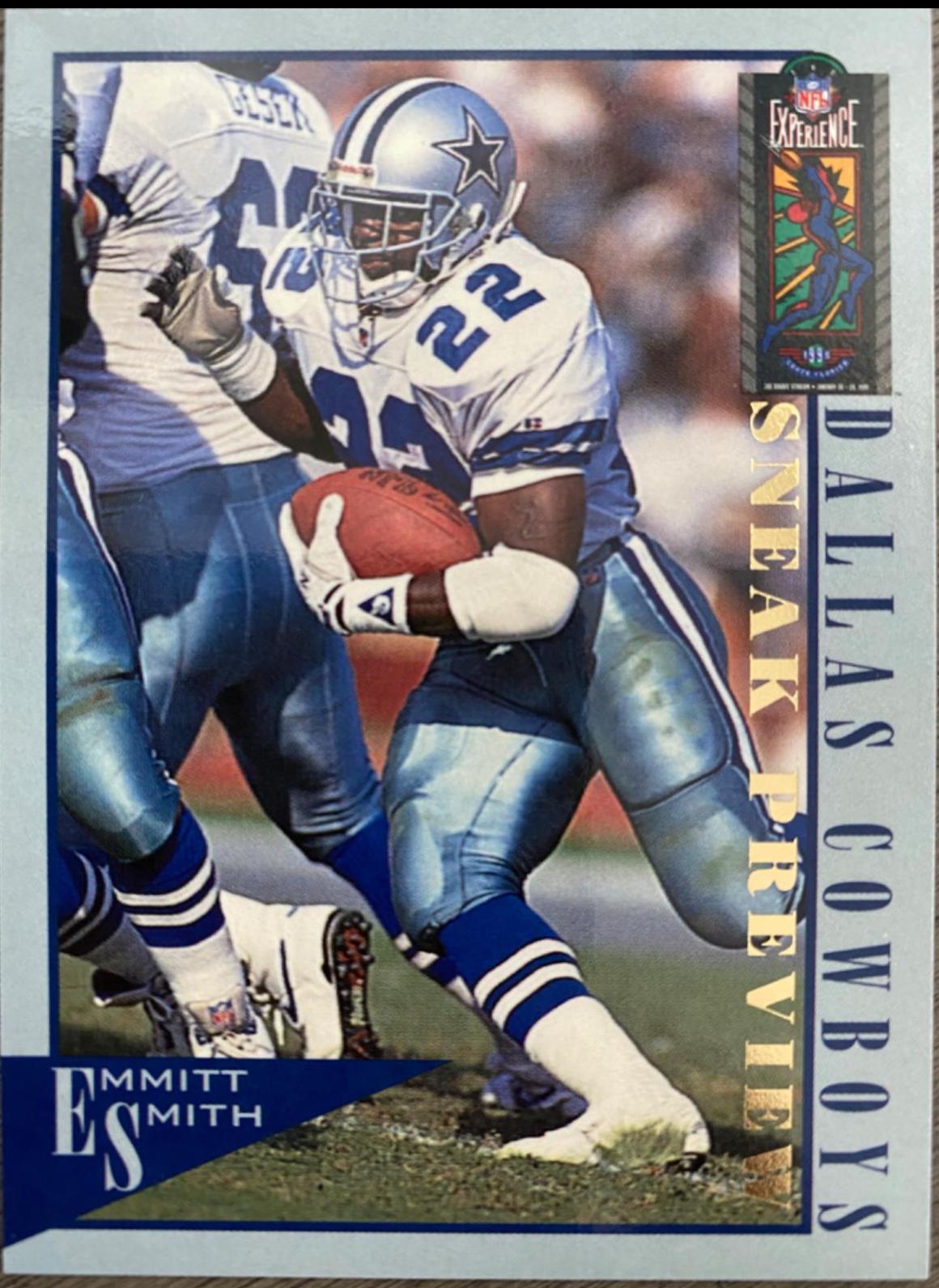 Emmitt Smith Football Cards 1994 Classic NFL Experience Promo