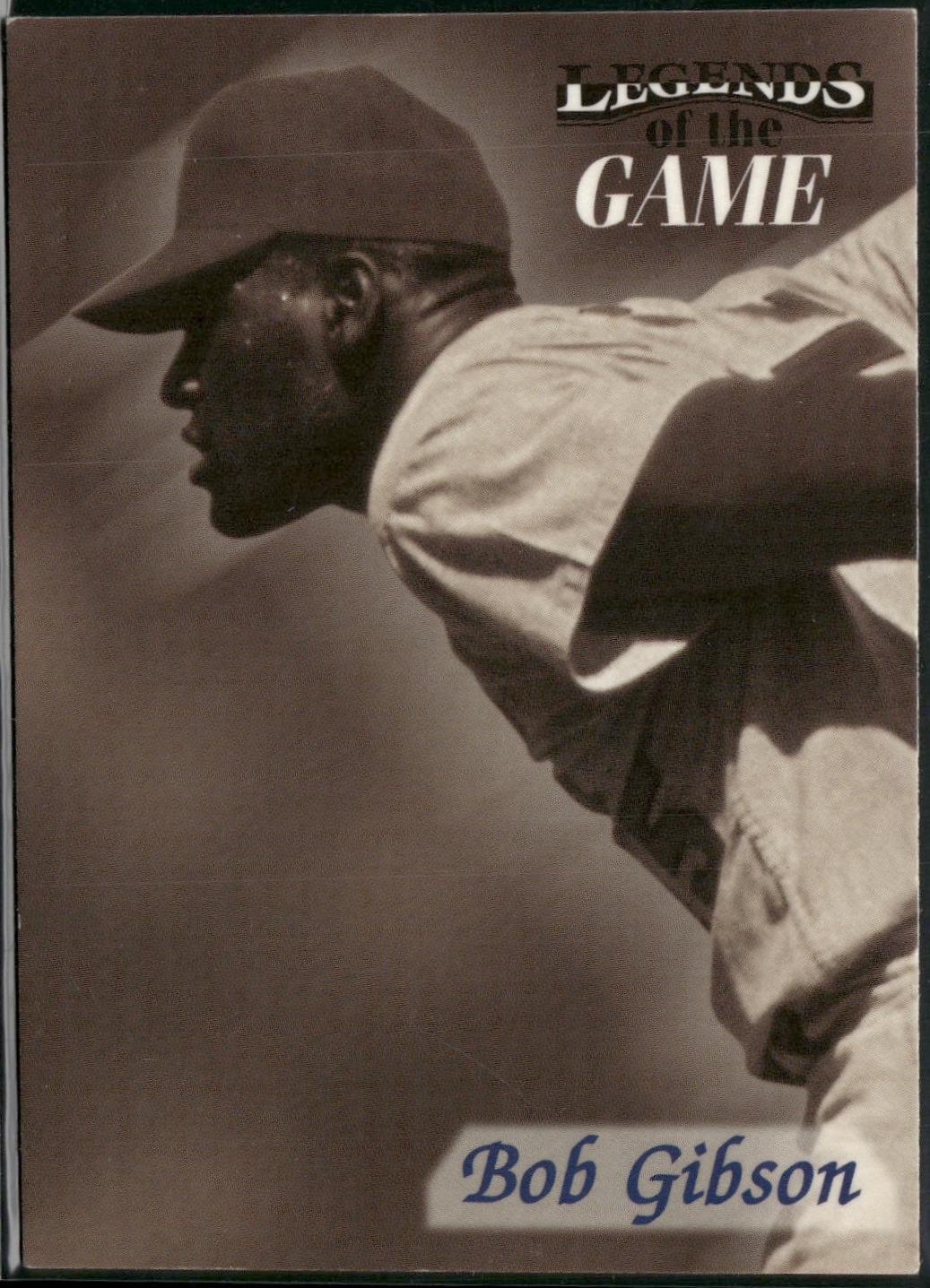 Bob Gibson #11 1998 Sports Illustrated Then and Now Baseball
