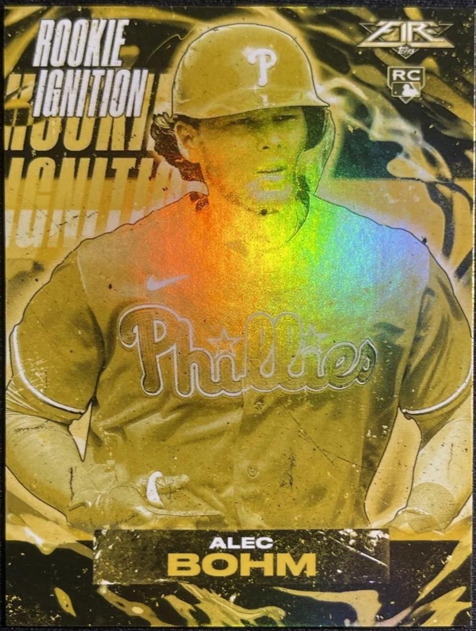 Alec Bohm #RI-4 Baseball Cards 2021 Topps Fire Rookie Ignition