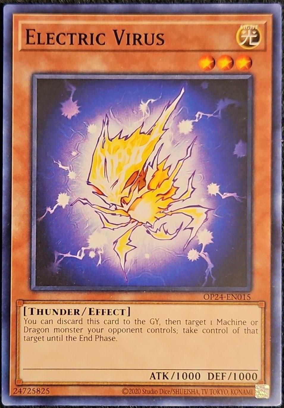 Electric Virus OP24-EN015 YuGiOh OTS Tournament Pack 24