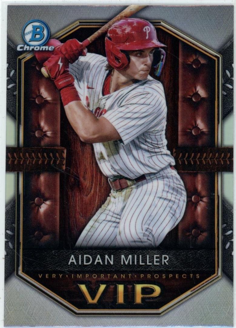 Aidan Miller #VIP-19 Baseball Cards 2025 Bowman Very Important Prospects