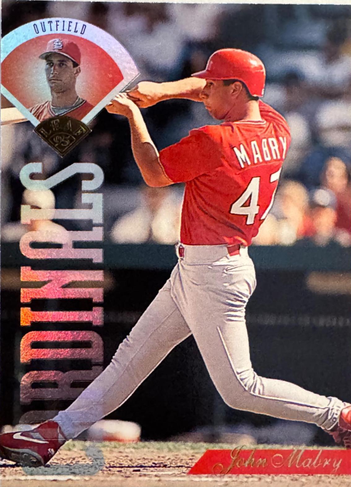 John Mabry #6 Baseball Cards 1995 Leaf