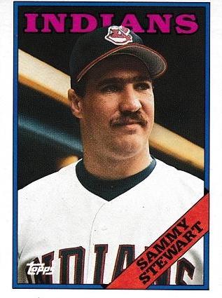 Sammy Stewart #701 Baseball Cards 1988 Topps